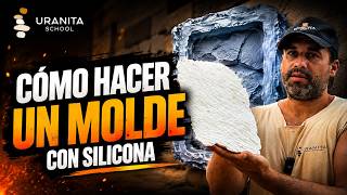 Molde de silicona para imitar piedra piedra silla