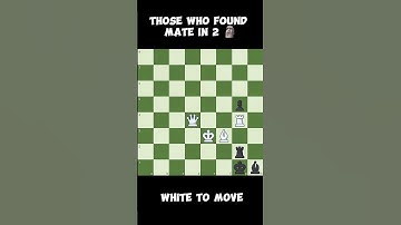 can you spot the mate 🤔🤔 #chess #youtubeshort