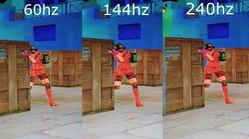 Crossfire - ( 60Hz vs 144Hz vs 240Hz )
