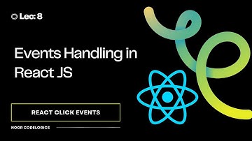 (#8) Event handling in React JS | React Onclick Event | React Events Examples | React Event Listener
