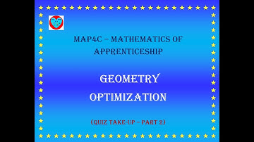 MAP4C - Geometry - Surface Area Optimization