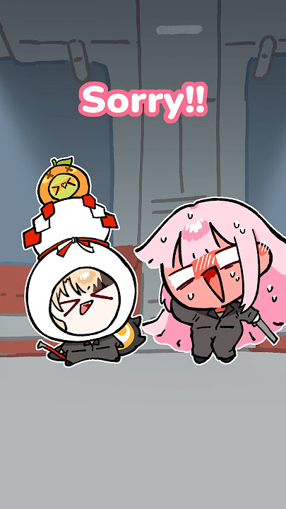 when Mori’s afk, gigi will play… #shorts #animation #hololive #anime #gigimurin #vtuber #envtuber