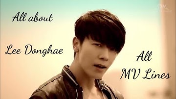 SUPER JUNIOR Lee Donghae | Music Video Lines