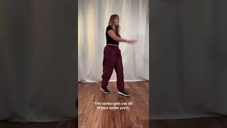 8-count shuffle and footwork combo