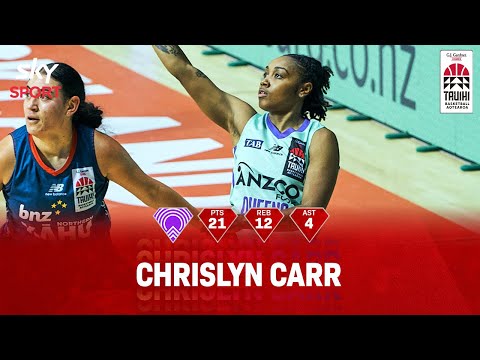 Chrislyn Carr 21 PTS, 12 REB vs. Mainland Pouakai