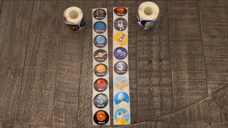 🚀 Space Stickers Perfect for Kids Parties and Crafts