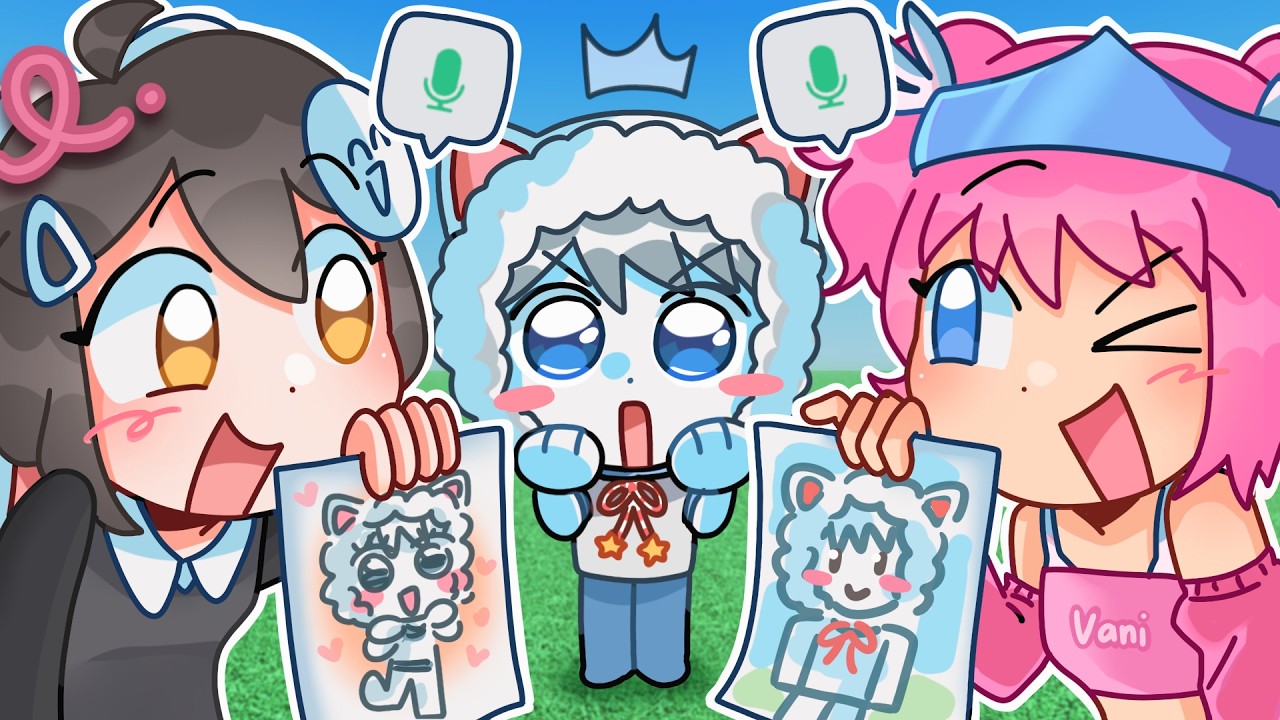Teaching YouTubers How to Draw in Roblox