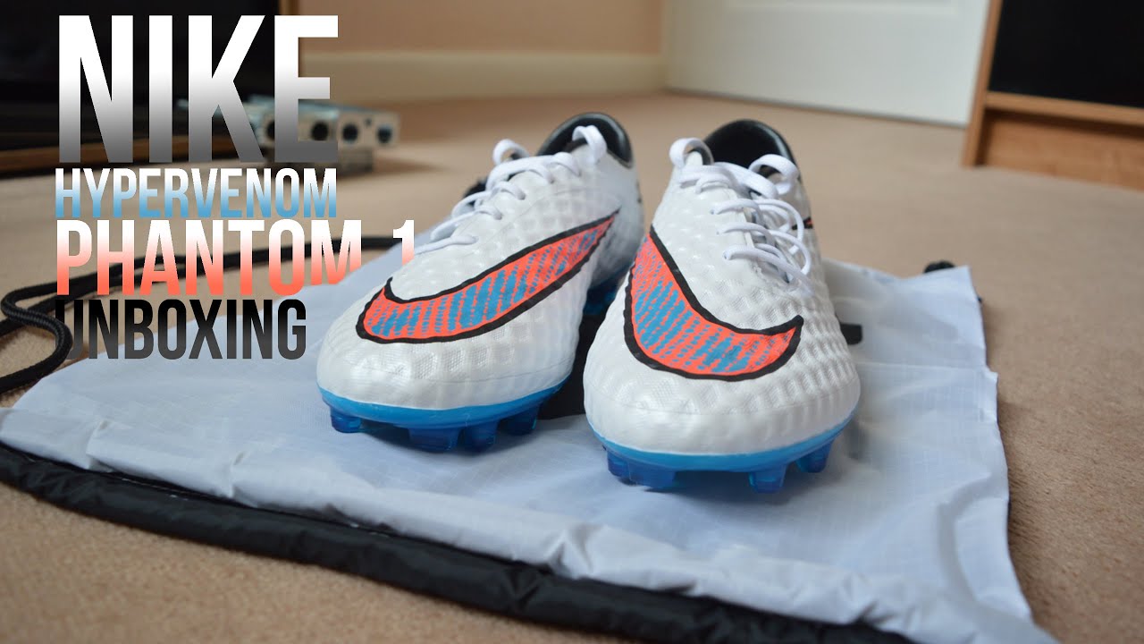 Nike Hypervenom Phantom 1 White/Blue 