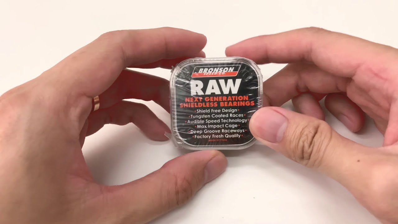 Unboxing Bronson Raw Next Generation Shieldless Bearings