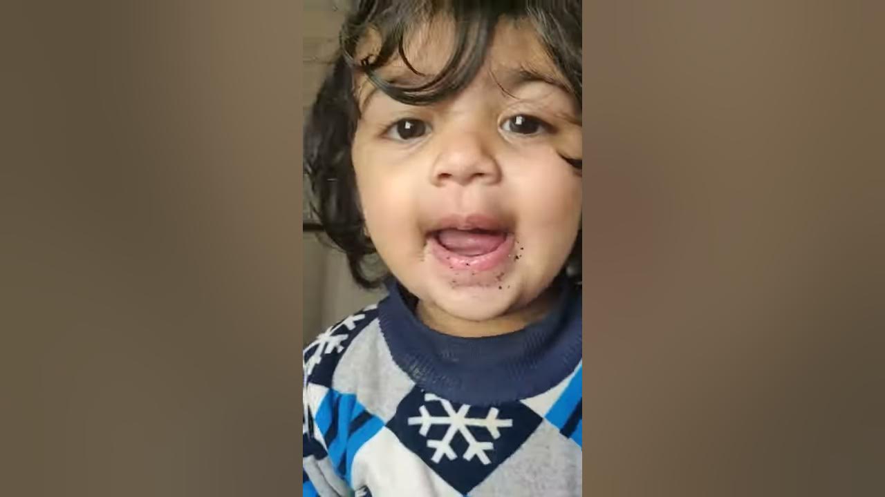 Baby girl ate crayons Rhythm Sikarwar eating crayons YouTube