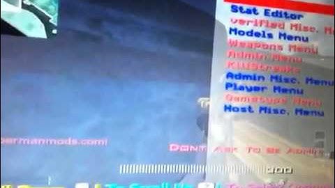 MW3 mod menu wii