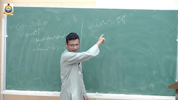 Dr. Arnab Sen: Lecture 6 :  Quantum Statistical Mechanics
