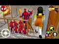 Playing as EVERYONE Mix Family Horror: Squid Game Doll Army vs Spider Baby Team in Granny House