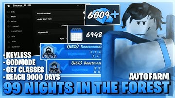 99 Nights in The Forest SCRIPT Gui [BRING ALL ITEMS, KILL AURA, ESP, TELEPORT + DIAMONDS!] *NO KEY*