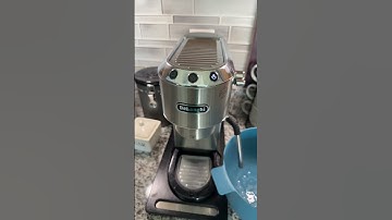How to descale a Dedica DeLonghi espresso machine ￼#descaling #delonghidedica #delonghi