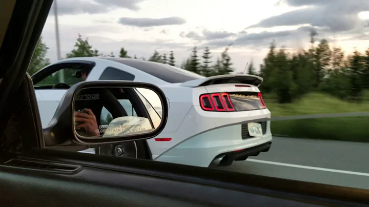 turbo integra vs 5.0 mustang