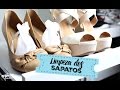 COMO LIMPAR OS SAPATOS ANTES DE GUARDAR | Organize sem Frescuras!