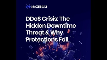 DDoS Crisis: The Hidden Downtime Threat & Why Protections Fail