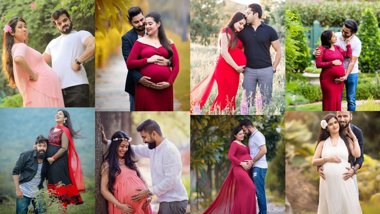 Asian indian pregnant couple holding lots cloth line with lots of colorful  cute baby outfits standing in a park or garden, looking at camera. maternity  concept Stock Photo | Adobe Stock
