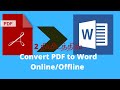 How to convert pdf to word in tamil free in 2 minutes onlineoffline