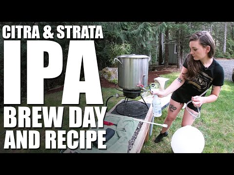 How to Brew a Citra & Strata IPA (Full Brew Day & Recipe)