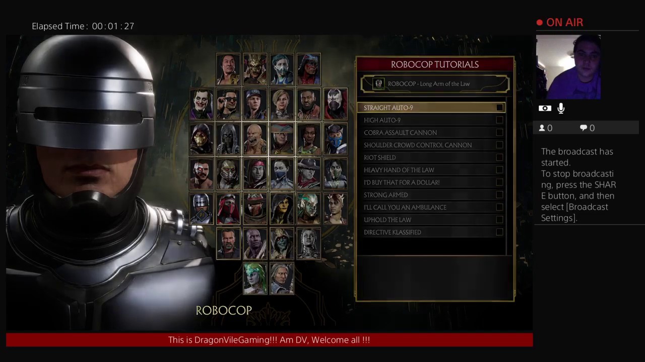 Part 1: Mortal kombat 11: Aftermath - DLC - Robocop introduction tutorial, and tower ending!