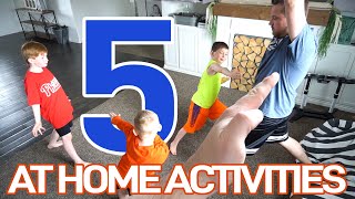5 FUN GAMES TO PLAY AT HOME WITH YOUR FAMILY || NO ITEMS NEEDED