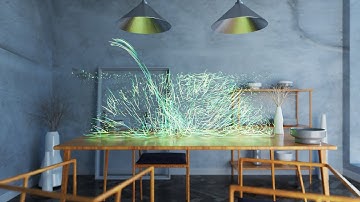 3D animation: advanced Fluids simulation, LIDAR Point Clouds and Airflow simulation