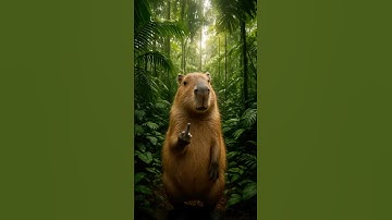 The capybaras are tired of us 😅#ai #funny #haha #capybara #what #fail #really #animal #jungle #wow