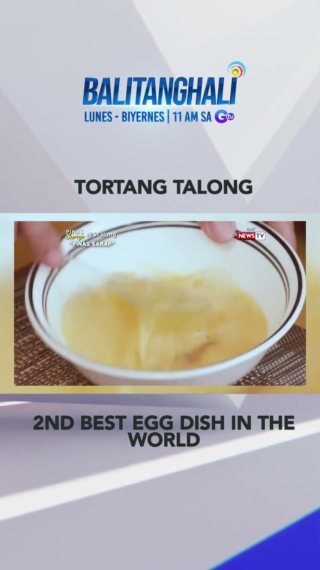 Tortang talong, 2nd Best Egg Dish in the World sa listahan ng TasteAtlas #shorts | Balitanghali