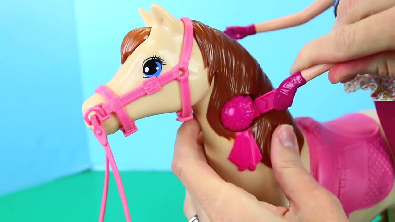 Barbie Saddle 'N Ride Horse Jump And Ride Pony Barbie Doll Toy Review by DisneyCarToys YouTube Barbie Saddle 'N Ride Horse Jump And Ride Pony Barbie Doll Toy Review by DisneyCarToys YouTube