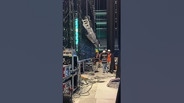 Led video wall setup #novastar#event#exhibitions#ledvideowall