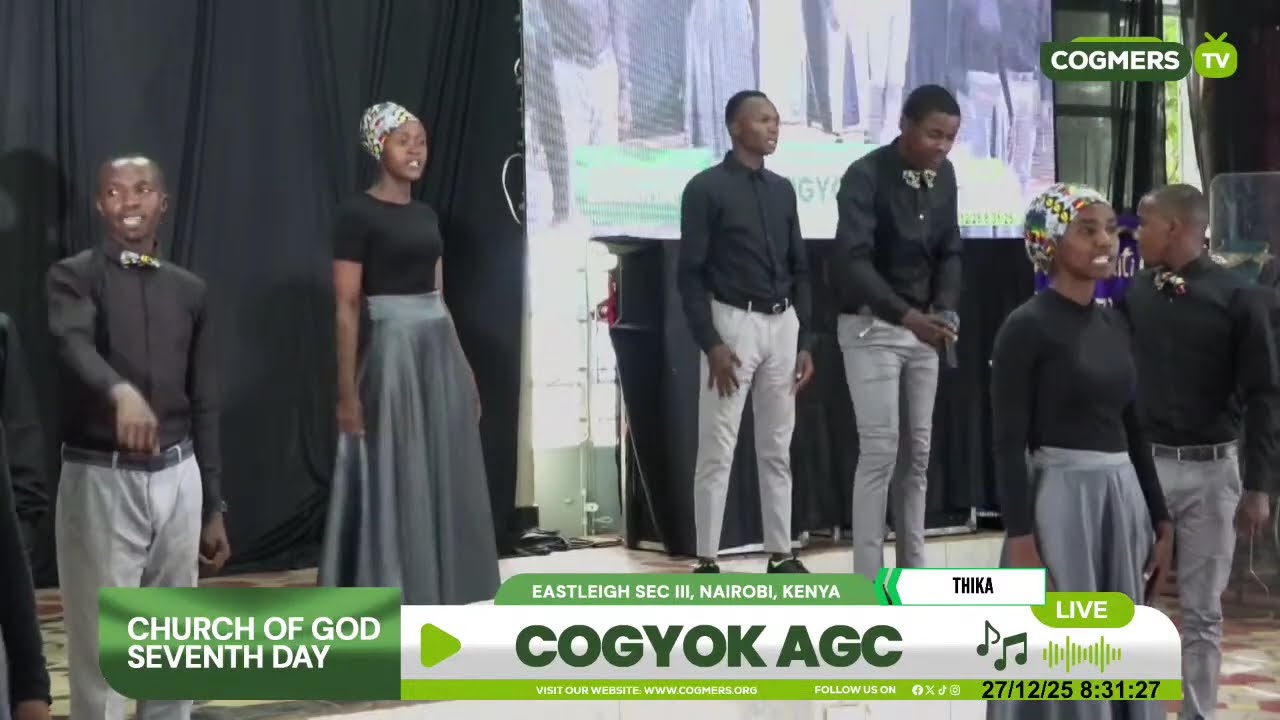 ANNUAL GENERAL CONFERENCE 2025 - SHABBAT SERVICE (COGYOK) - SENIOR YOUTHS.