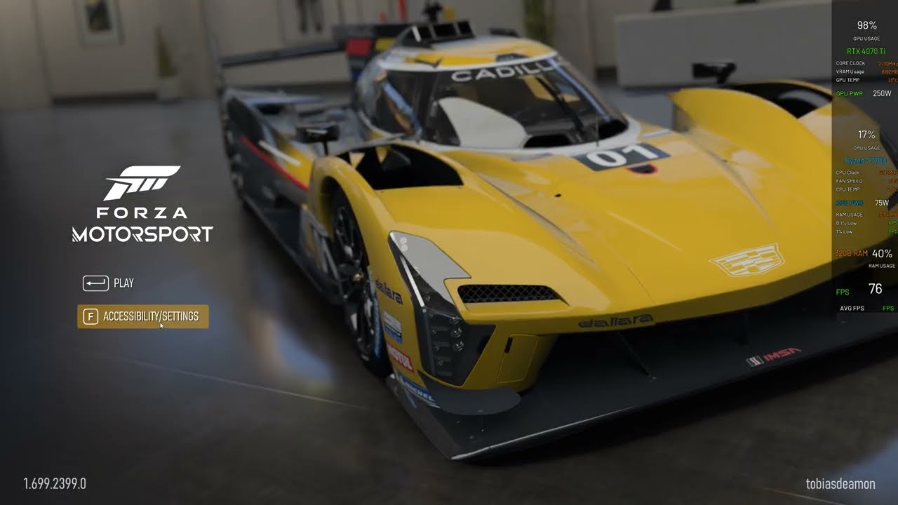 Forza Motorsport 8 - Ryzen 7 7700 + RTX 4070Ti 12 GB Ultra settings 1440p60 | PuzzledCubes.site