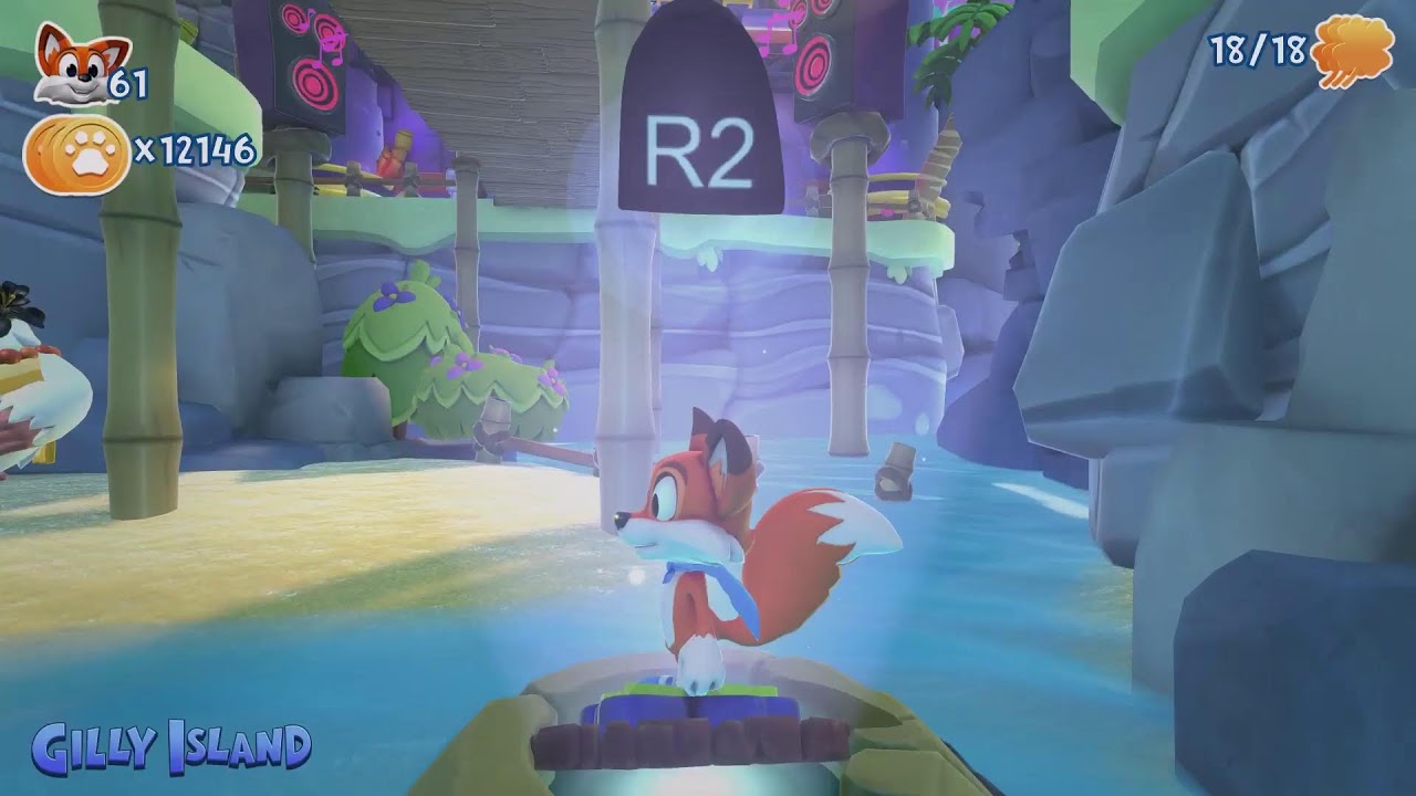 Playing New Super Lucky's Tale on PlayStation 5