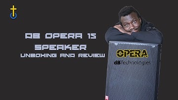 dB Technologies Opera 15 2 Way Active Speaker || Unboxing and Review #Audioproduction #Livesound