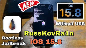 NEW RussKovRa1n Jailbreak iOS 15.8 - iOS 15 without USB Rootless Boot on Windows for A8-A11