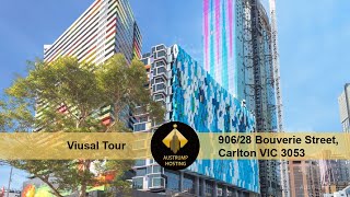 ［Austrump Hosting Virtual Tour]906/28 Bouverie Street, Carlton VIC 3053 For Lease