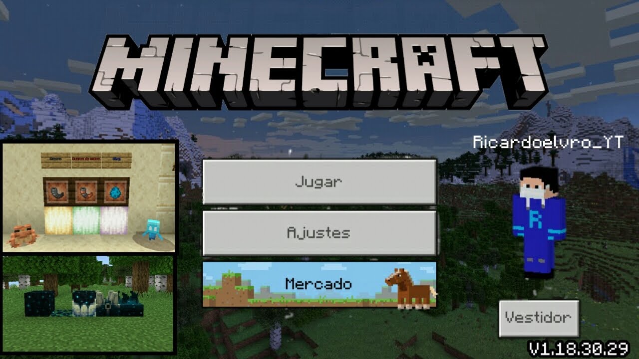 Minecraft 1.18.30.26 BETA descargar gratis para android👍😎//Ricardoelvro_YT//