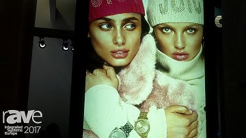 ISE 2017: DynaScan Showcases DS551DR4 Double-sided LED Display