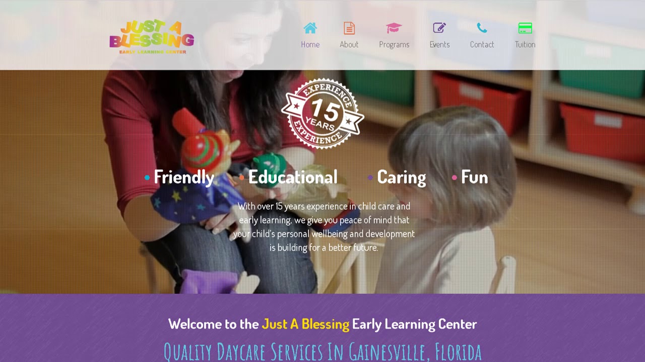 Quality Daycare Services In Gainesville Florida Just A Blessing Early Learning Center YouTube
