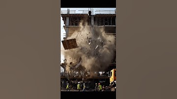 Seconds from Disaster!! wow! #disaster #ConstructionFail #BridgeCollapse #CraneAccident #Shorts #fyp