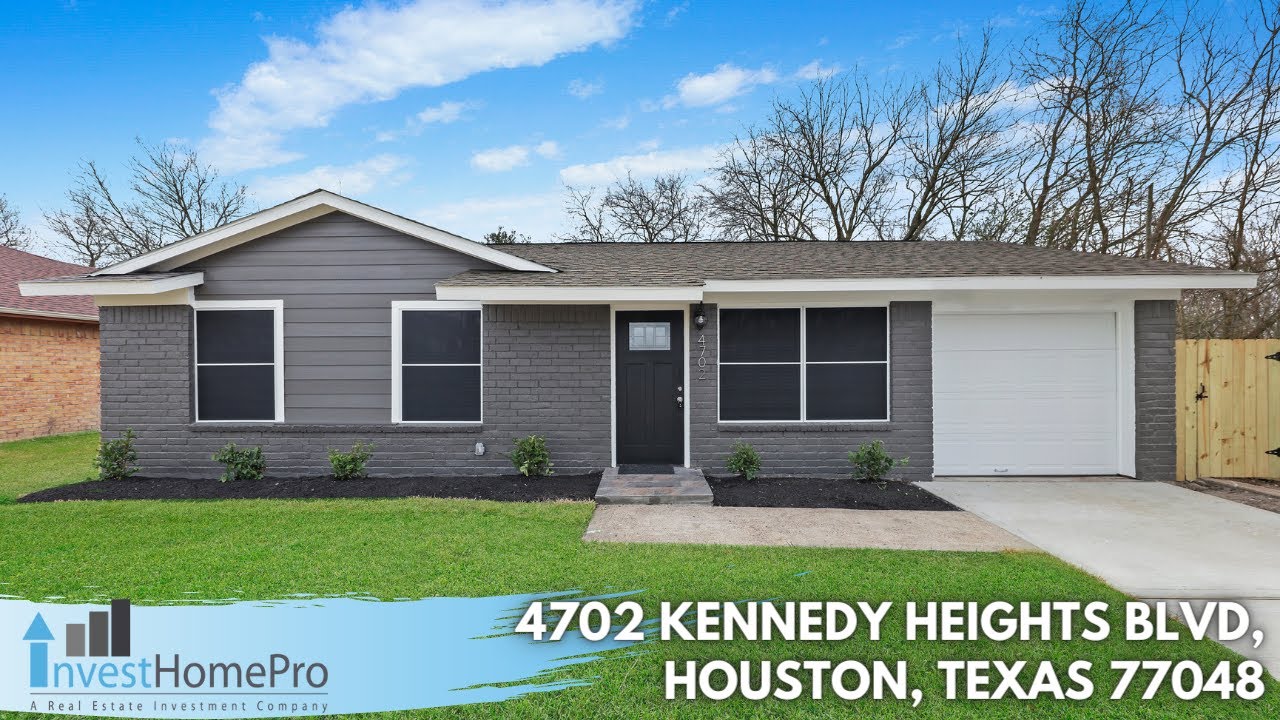 An Invest Home Pro Project | 4702 Kennedy Heights Boulevard, Houston, Texas 77048