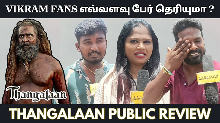 Thangalaan Public Review | Chiyaan Vikram | Pa Ranjith | Thangalaan Review