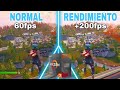 Prueba de rendimiento Fortnite Ryzen 7 5700g 16 De RAM 3200mhz