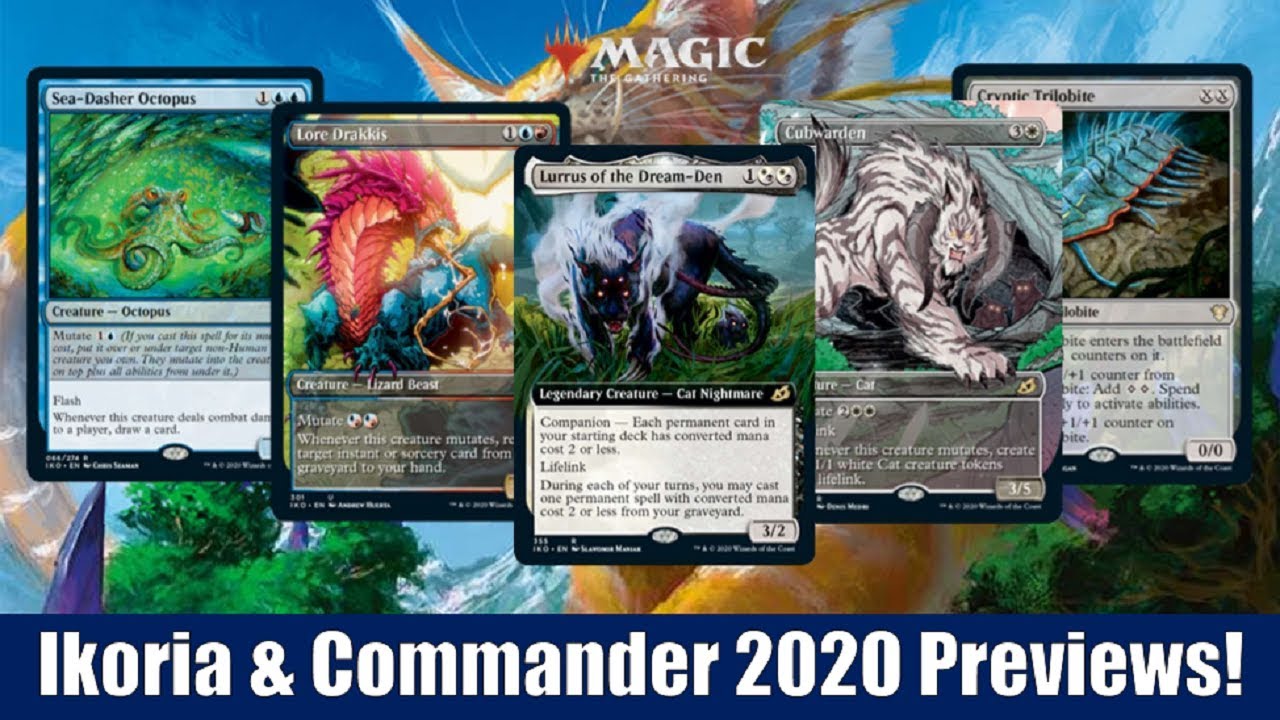 Mtg Ikoria And Commander 2020 Previews 25 Cards Revealed
