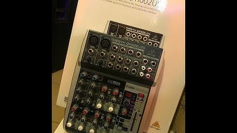 Behringer QX-1002 USB clip test {Ô Mê Ly}