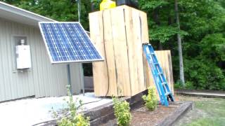 Outdoor Shower, Outdoor Shower Solar Water Heating Ideas