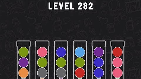 Ball Sort Puzzle Level 282 #ballsortpuzzle #ballsortpuzzlegameplay #puzzlegame #mobilegames