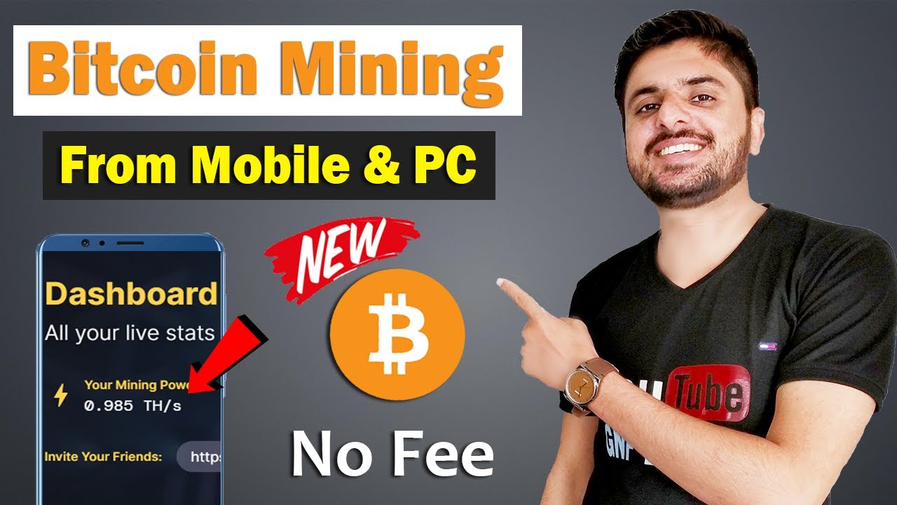 Bitcoin Mining From Mobile or PC Best Cloud Mining site Earn Free Bitcoin From Mobile